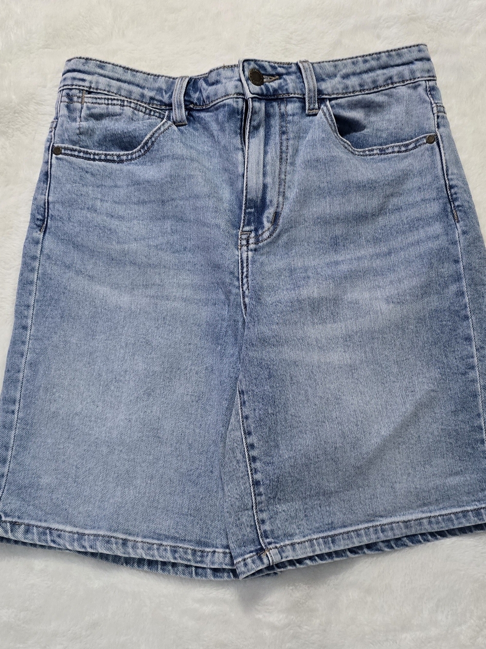 Wrangler Light Wash Denim Shorts